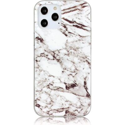 Cover-Discount - iPhone 12 / 12 Pro - Marmo bianco Cover-Discount - iPhone 12 / 12 Pro - Marmo bianco