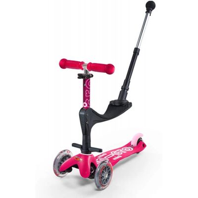 Micro Scooters Mini Micro 3w1 Deluxe dla Dzieci Różowy - Hulajnoga Micro Scooters Mini Micro 3w1 Deluxe dla Dzieci Różowy - Hulajnoga
