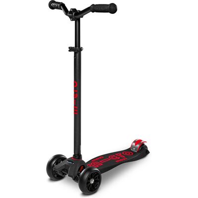 Micro Micro Maxi Deluxe Pro Czarny/Czerwony Hulajnoga - Scooter Micro Micro Maxi Deluxe Pro Czarny/Czerwony Hulajnoga - Scooter