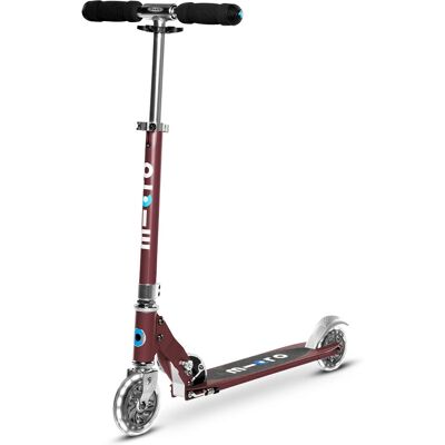 Scooter LED Micro Sprite Rosso Autunno - Compatto, Leggero Scooter LED Micro Sprite Rosso Autunno - Compatto, Leggero