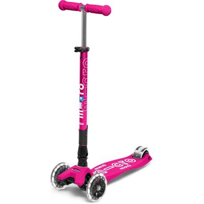 Micro Maxi Deluxe Scooter LED Pliable pour Enfants - Rose - Scooter pour enfants - Publicité Micro Maxi Deluxe Scooter LED Pliable pour Enfants - Rose - Scooter pour enfants - Publicité