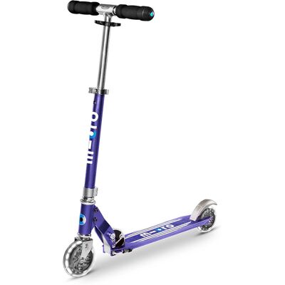 Micro Mobility Micro Sprite LED Niebieskie Paski Hulajnoga dla Dzieci - Lekka i Składana Micro Mobility Micro Sprite LED Niebieskie Paski Hulajnoga dla Dzieci - Lekka i Składana