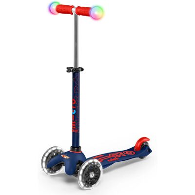 Micro - Hulajnoga Mini Deluxe Magic Navy Blue LED - Scooter Micro - Hulajnoga Mini Deluxe Magic Navy Blue LED - Scooter