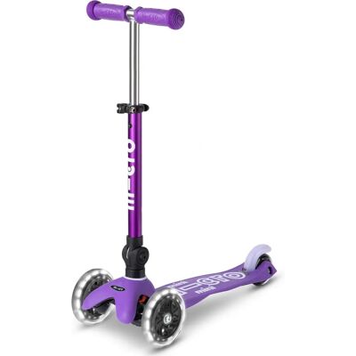 Micro Kickboard Mini Deluxe Foldable LED Scooter - 3-Wheeled Compact Micro Kickboard Mini Deluxe Foldable LED Scooter - 3-Wheeled Compact