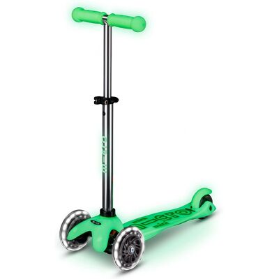 Mini Micro Deluxe Glow Kids Lime Dětská Koloběžka Mini Micro Deluxe Glow Kids Lime Dětská Koloběžka