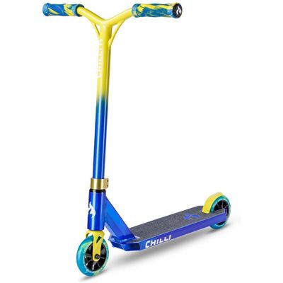 Scooter Chilli Pro Jumpstart S Azul Amarillo - Principiante - 70cm Scooter Chilli Pro Jumpstart S Azul Amarillo - Principiante - 70cm