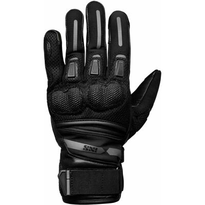 Gants de moto IXS Montevideo Air 2.0 - Noir/Gris - Publicité Gants de moto IXS Montevideo Air 2.0 - Noir/Gris - Publicité