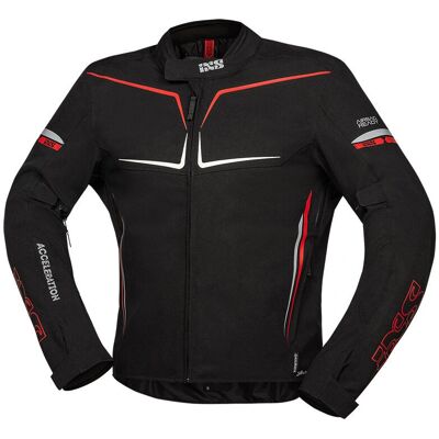 Blouson textile imperméable IXS TS-Pro ST+ - Noir Rouge - M - Publicité Blouson textile imperméable IXS TS-Pro ST+ - Noir Rouge - M - Publicité