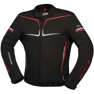 Veste textile de moto imperméable IXS TS-Pro ST+ - Noir Rouge 2XL - Publicité Veste textile de moto imperméable IXS TS-Pro ST+ - Noir Rouge 2XL - Publicité