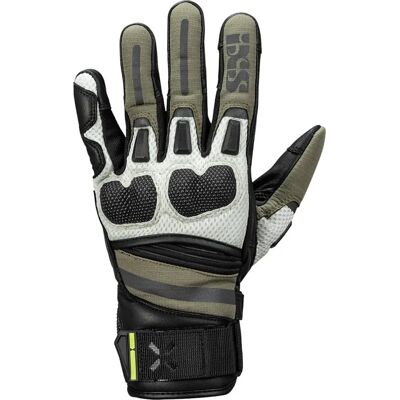 iXS Montevideo Air 2.0 Motorcycle Gloves - Black/Olive/Light Gray iXS Montevideo Air 2.0 Motorcycle Gloves - Black/Olive/Light Gray
