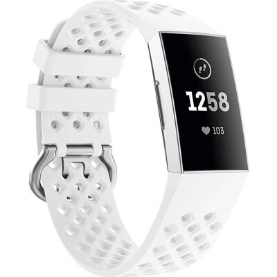 cinturino Sport in Silicone Fitbit Charge Bianco cinturino Sport in Silicone Fitbit Charge Bianco