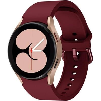 Cover-Discount Galaxy Watch 4 44mm Sportarmband Weinrot - Uhrenarmband Cover-Discount Galaxy Watch 4 44mm Sportarmband Weinrot - Uhrenarmband