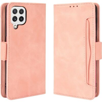 Cover-Discount Galaxy A22 4G - Rosa - Kartenfächer - Smartphone Hülle Cover-Discount Galaxy A22 4G - Rosa - Kartenfächer - Smartphone Hülle