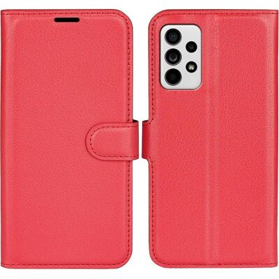 Cover-Discount Galaxy A33 5G - Leder Etui rot - Smartphone Hülle Cover-Discount Galaxy A33 5G - Leder Etui rot - Smartphone Hülle