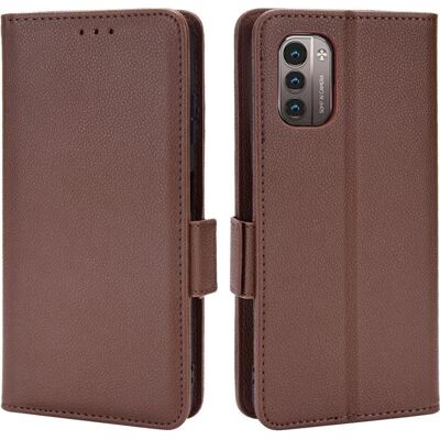 Nokia G11 / G21 Braun Flip Cover - Smartphone Hülle Nokia G11 / G21 Braun Flip Cover - Smartphone Hülle