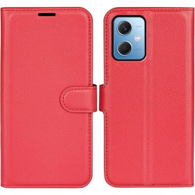 Cover-Discount - Xiaomi Poco X5 - Rot - Lederhülle Cover-Discount - Xiaomi Poco X5 - Rot - Lederhülle