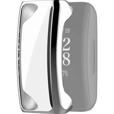 Cover-Discount Fitbit Inspire 2 Silikon Silber Hülle Cover-Discount Fitbit Inspire 2 Silikon Silber Hülle