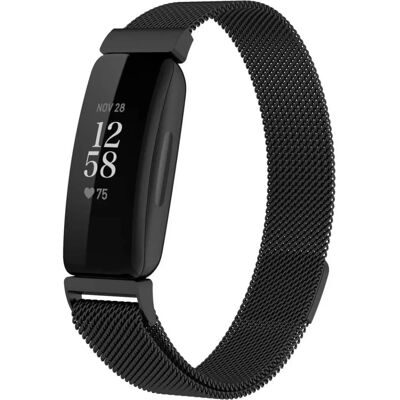 Fitbit Inspire 2 Milanese Armband schwarz - Uhrenarmband Fitbit Inspire 2 Milanese Armband schwarz - Uhrenarmband