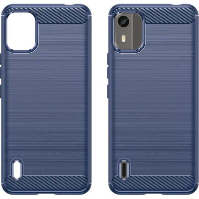 Nokia C12 Umweltfreundliche TPU Handyhülle - Carbon-Look Nokia C12 Umweltfreundliche TPU Handyhülle - Carbon-Look