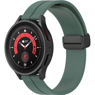 Bracelet en silicone vert olive Cover-Discount - Accessoire de montre Bracelet en silicone vert olive Cover-Discount - Accessoire de montre