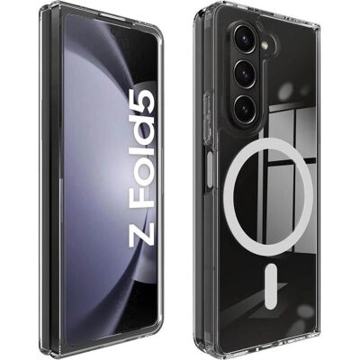 Cover-Discount - Galaxy Z Fold5 - Transparent - Magnetisch - Handyhülle Cover-Discount - Galaxy Z Fold5 - Transparent - Magnetisch - Handyhülle