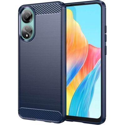 OPPO - A78 4G - Bleu - Carbon Look - Phone Case OPPO - A78 4G - Bleu - Carbon Look - Phone Case