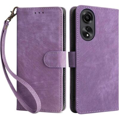 OPPO A78 4G - Étui RFID Élégant - Violet OPPO A78 4G - Étui RFID Élégant - Violet