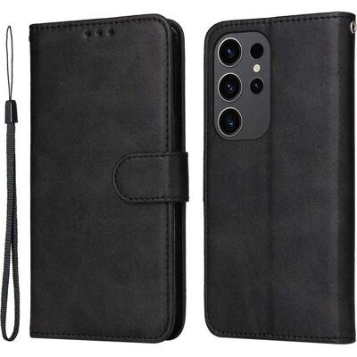 Galaxy S24 Ultra Premium Lederhülle mit Kartenfächern - Handyhülle Galaxy S24 Ultra Premium Lederhülle mit Kartenfächern - Handyhülle