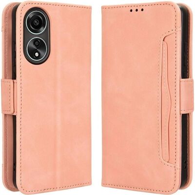 OPPO - A58 4G - Rosa - Kartenfächer - Handyhülle OPPO - A58 4G - Rosa - Kartenfächer - Handyhülle