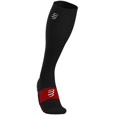Calze di recupero Compressport Black T2 - Calze compressive per recupero e viaggio Calze di recupero Compressport Black T2 - Calze compressive per recupero e viaggio