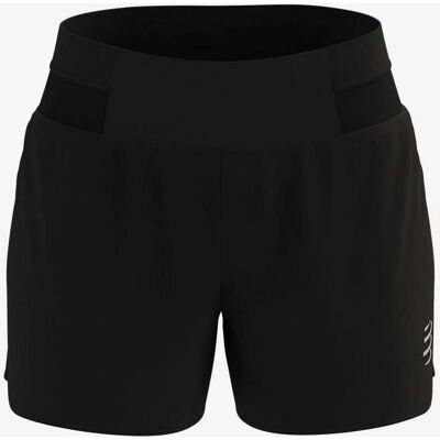 Pantaloni scurți pentru femei Compressport - Negru - Ușor, Respirabil, Microfibră Pantaloni scurți pentru femei Compressport - Negru - Ușor, Respirabil, Microfibră