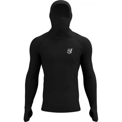 Compressport M Hanorac de alergare ușor - Negru Compressport M Hanorac de alergare ușor - Negru