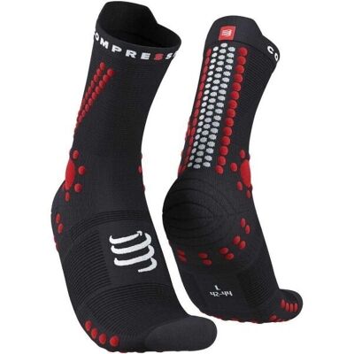 Ciorapi de alergare înalți Compressport Pro Racing V4.0 Negri - Șosete de alergare Ciorapi de alergare înalți Compressport Pro Racing V4.0 Negri - Șosete de alergare