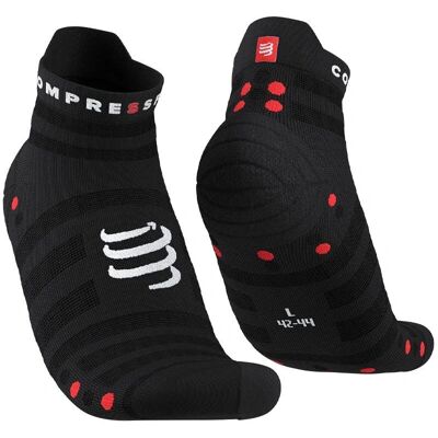 Compressport Schwarze Ultraleichte Laufsocken - V4.0 - Straßenrennen Compressport Schwarze Ultraleichte Laufsocken - V4.0 - Straßenrennen