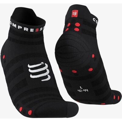 Meias Compressport Pro Racing V4.0 Ultralight Run Low - Preto - 45 Meias Compressport Pro Racing V4.0 Ultralight Run Low - Preto - 45