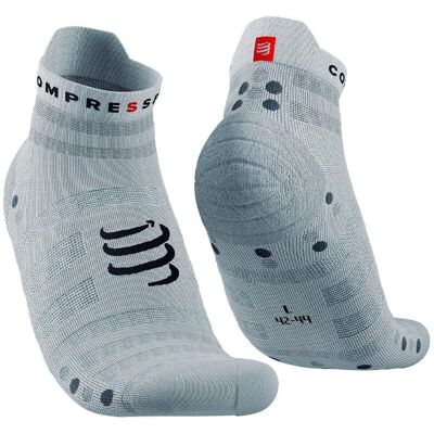 Compressport Pro Racing v4.0 Ultralight Run Low Socken - Weiß Compressport Pro Racing v4.0 Ultralight Run Low Socken - Weiß