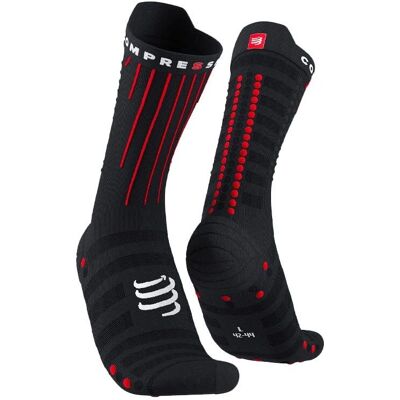 Șosete sportive Compressport Aero - Unisex - Negru/Rosu Șosete sportive Compressport Aero - Unisex - Negru/Rosu