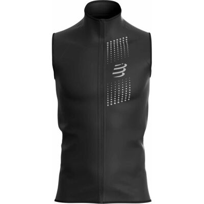Vesta rezistentă la vânt Compressport Hurricane - Negru, S, Îmbrăcăminte sportivă Vesta rezistentă la vânt Compressport Hurricane - Negru, S, Îmbrăcăminte sportivă
