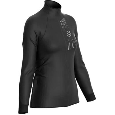 Geacă Compressport Hurricane rezistentă la vânt - M - Negru Geacă Compressport Hurricane rezistentă la vânt - M - Negru