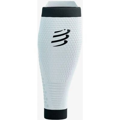 Manchons de compression Compressport R2 3.0 Blancs - Manchons de mollets - Publicité Manchons de compression Compressport R2 3.0 Blancs - Manchons de mollets - Publicité