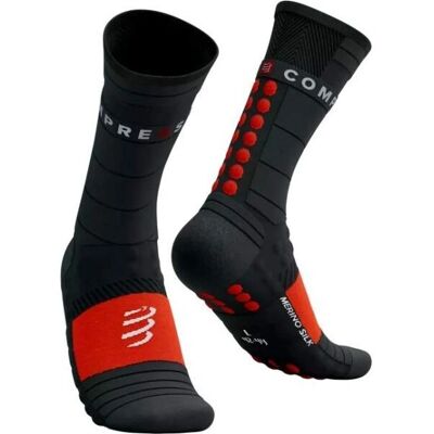 Compressport Pro Racing Socken Rot Schwarz - Socken Compressport Pro Racing Socken Rot Schwarz - Socken