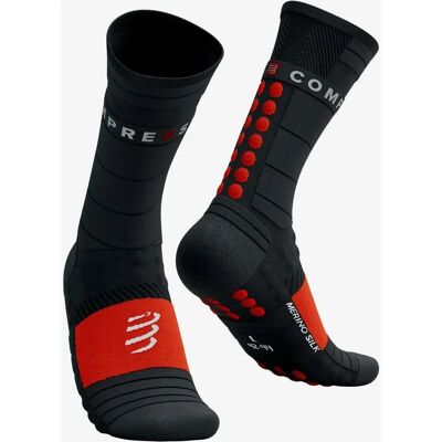Șosete Compressport Pro Racing Roșu Negru - Șosete Șosete Compressport Pro Racing Roșu Negru - Șosete