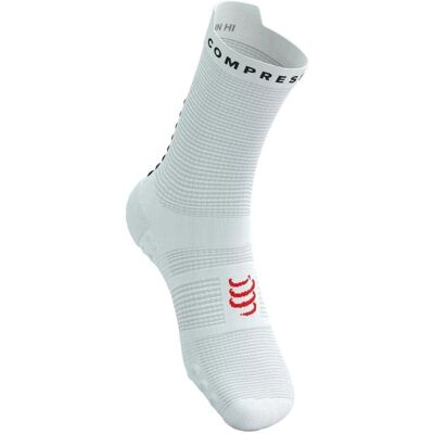 Compressport Pro Racing V4.0 Lauf Socken Weiß - Laufsocken Compressport Pro Racing V4.0 Lauf Socken Weiß - Laufsocken