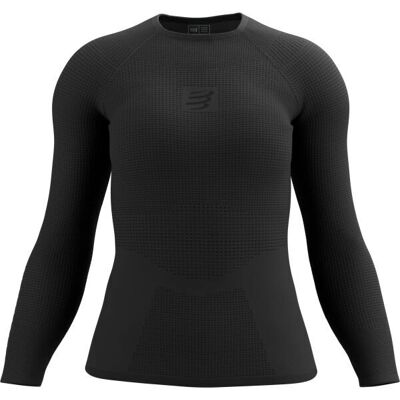 Compressport couche de base à manches longues pour femmes - Noir Compressport couche de base à manches longues pour femmes - Noir