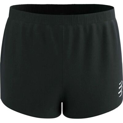 Șorturi de sport Compressport M - Racing Split - Negru Șorturi de sport Compressport M - Racing Split - Negru