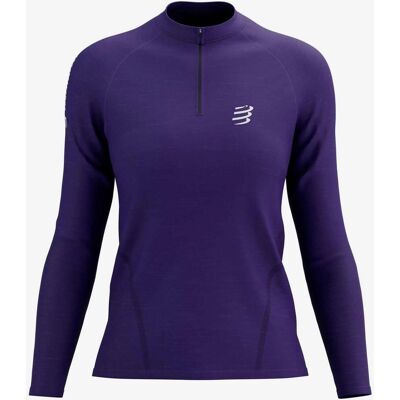 Compressport Violet Trail Half Zip - Camiseta Compressport Violet Trail Half Zip - Camiseta