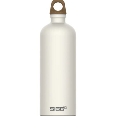 SIGG Aluminium Wasserflasche 100% Recycelt Umweltfreundlich Creme 1L SIGG Aluminium Wasserflasche 100% Recycelt Umweltfreundlich Creme 1L