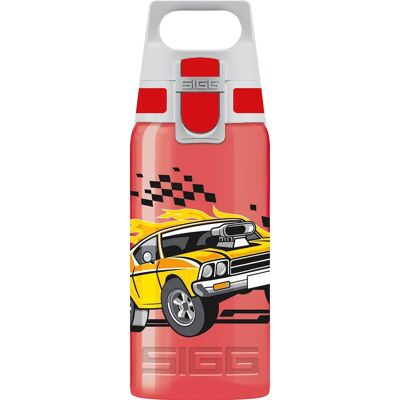 Bouteille pour enfants Sigg Viva 0,5L - Course de vitesse - Polypropylène recyclable - Fabriqué en Europe Bouteille pour enfants Sigg Viva 0,5L - Course de vitesse - Polypropylène recyclable - Fabriqué en Europe