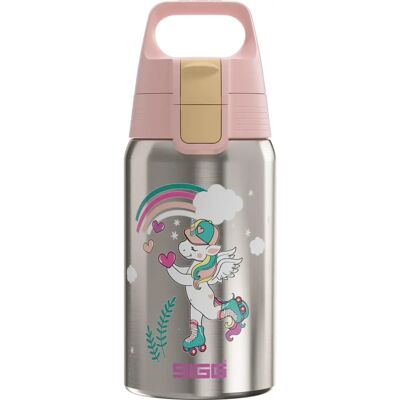 SIGG Kinderen Shield One 0,5L roestvrijstalen drinkfles - Veilig, Zwitsers ontwerp - Herbruikbaar SIGG Kinderen Shield One 0,5L roestvrijstalen drinkfles - Veilig, Zwitsers ontwerp - Herbruikbaar