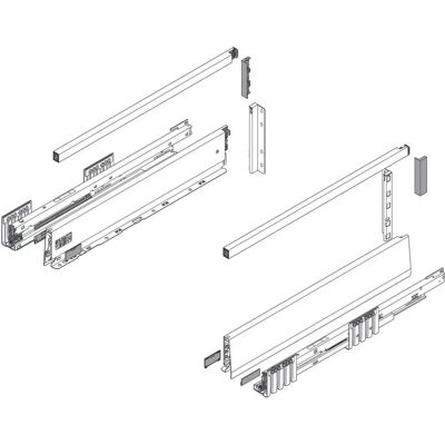 Blum - Merivobox M/E - Reling - Korpus - Schubladensystem Blum - Merivobox M/E - Reling - Korpus - Schubladensystem